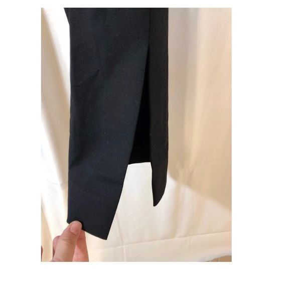 NEW‎ Lewit Side Slit Flare Leg Pants Black SZ 14 - Picture 4 of 8